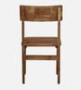 Brovst Acacia Wood 4 Seater Dining Set In Natural Finish