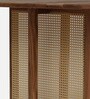 Brovst Acacia Wood 4 Seater Dining Set In Natural Finish
