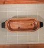 Brown & Black Acacia Wood Appetizer Platter