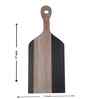 Brown & Black Acacia Wood  Chopping Board
