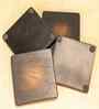 Brown & Black Acacia Wood (Set of 4) Coasters