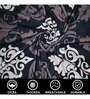 Brown & Cream Printed Polyester Blend 14x38 Inches Chair Covers (Set of 6)