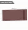 Brown & Dark Green Soft Cotton 500 GSM Solid Bath Towel Pack Of 4