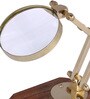 Brown & Gold Table Top Magnifying Glass