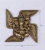 Brass Lord Ganesha Wall Art In Brown