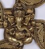 Brass Lord Ganesha Wall Art In Brown
