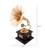 Brown Brass Music Decorative Gramophone Showpiece