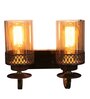 Brown & Gold Iron Wall Lights