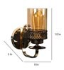 Brown & Gold Iron Wall Lights