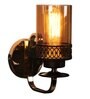 Brown & Gold Iron Wall Lights