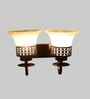 Brown & Gold Iron Wall Lights
