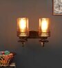 Brown & Gold Iron Wall Lights