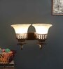 Brown & Gold Iron Wall Lights