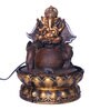Brown & Gold Resin Lord Ganesha Indoor Water Fountain