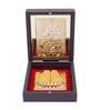 Brown & Gold-Toned 24 Ct Gold Foil Laxmi Ji Prayer Box