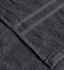 Brown & Grey Cotton Solid 550 GSM 4 Pcs Hand Towels