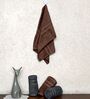 Brown & Grey Cotton Solid 550 GSM 4 Pcs Hand Towels