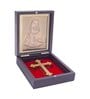 Brown & Red 24 Ct Gold Foil Lord Jesus Christ Prayer Box
