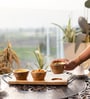 Brown & Yellow Mango Wood Appetizer Platter