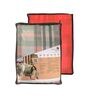 Brown Traditional 180 TC Cotton Queen Sized Bed Sheets with 2 Pillow Covers