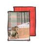 Brown Checkered 180 TC Cotton Queen Sized Bed Sheets with 2 Pillow Covers