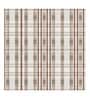 Brown Checkered 180 TC Cotton Queen Sized Bed Sheets with 2 Pillow Covers