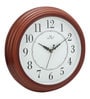 Brown Plastic Classic Wall Clock