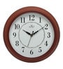 Brown Plastic Classic Wall Clock