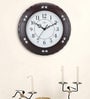 Brown Analog Wall Clock