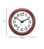 Brown Analog Wall Clock