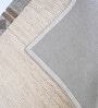 Brown Geometric Wool And Cotton 5 X 8 Ft Hand Tufted Carpet