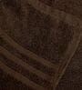 Brown Cotton Solid 550 GSM 2 Pcs Bath Towels