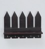 Brown Picket fence key holder