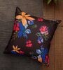 Brown Traditional Poly Canvas 16 x 16 Inch Cushion Cover