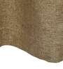 Brown Solid Jute 8 Ft Light Filtering Eyelet Door Curtains (Set of 2)