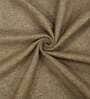 Brown Solid Jute 8 Ft Light Filtering Eyelet Door Curtains (Set of 2)