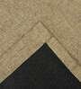 Brown Solid Jute 8 Ft Light Filtering Eyelet Door Curtains (Set of 2)