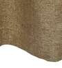 Brown Solid Jute 9 Ft Light Filtering Eyelet Door Curtains (Set of 2)