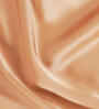 Brown Solid 210TC Satin 17 x 27 Inches Pillow Covers (Set of 2)