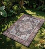 Brown Silk 5 X 3 Feet Abstract  Rectangle Carpet