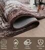Brown Silk 5 X 3 Feet Abstract  Rectangle Carpet