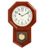 Brown Solid Wood Analog Pendulum Clock