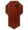 Brown Solid Wood Analog Pendulum Clock