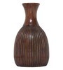Brown Vase With Carving Design
