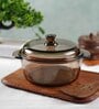 Brown 1 Ltr Glass Serving Bowls With Lid