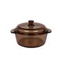 Brown 1 Ltr Glass Serving Bowls With Lid