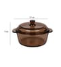 Brown 1 Ltr Glass Serving Bowls With Lid