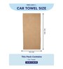 Brown 100% Cotton 340 Gsm Car Towel