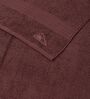 Brown 100% Cotton 380 Gsm Bath Towel 4 Pc
