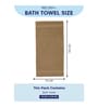 Brown 100% Cotton 380 Gsm Bath Towel